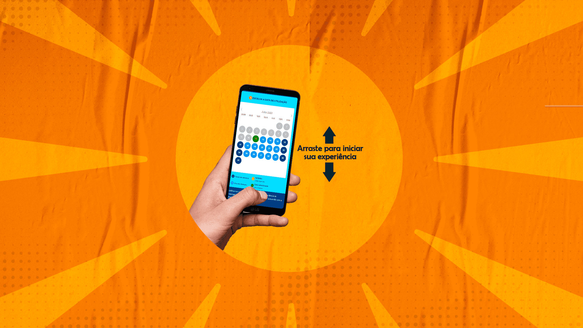 ARRASTE para iniciar sua experiência